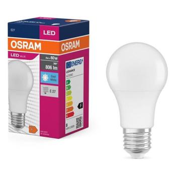 Osram LED Izzó VALUE A60 E27/8W/230V 4000K  kép