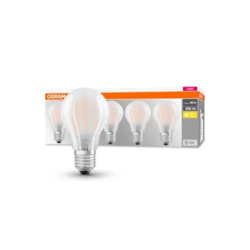 OSRAM LED lámpa Classic E27 7W 2700K 806lm 5db kép