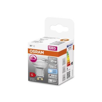 OSRAM LED-reflektor GU10 3,4W 940 36° 230lm dimm kép
