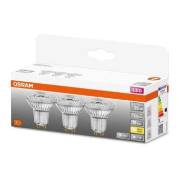 Osram SZETT 3x LED Izzó PAR16 GU10/2,6W/230V 2700K  kép