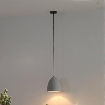 Paul Neuhaus Eton függőlámpa, szürke, beton, Ø 21 cm, G9 kép