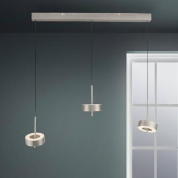 Paul Neuhaus Smart LED függesztett lámpa Q-Rotate, alumínium 3 lámpás. kép