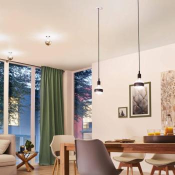 Paulmann LED E27 6,5W G125 tükrös gyűrű fekete kép
