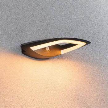 Paulmann LED érzékelős kültéri fali lámpa Akena, 2200 K, antracit kép