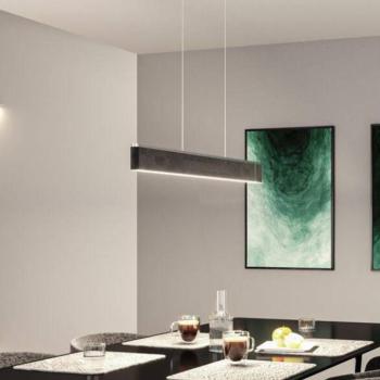Paulmann LED-es Jagun függőlámpa, antracit, filc, 3 fokozatú kép