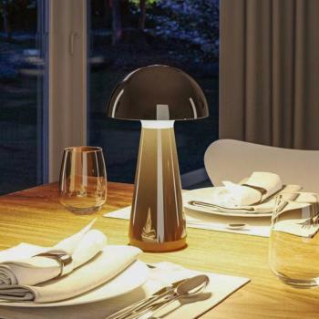 Paulmann LED-es, újratölthető asztali lámpa Onzo, fekete, műanyag, IP44 kép