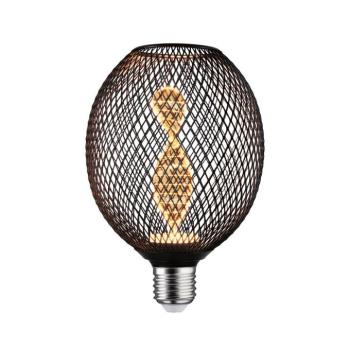 Paulmann LED Fém izzó gömb Helix E27 fekete kép