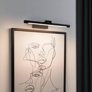 Paulmann Mingo LED képvilágító lámpa 41,5 cm fekete kép