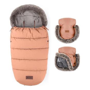 Petite&Mars PETITE&MARS 4v1 COMFY gyerek bundazsák + kézmelegítők, Pastel Peach  kép