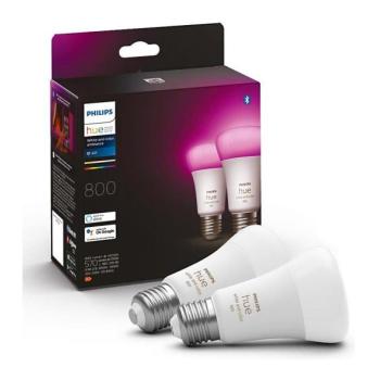 Philips 2x Philips Hue WACA A60 E27 LED dimmable bulb 6.5W 2000 kép
