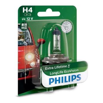 Philips Autó izzó Philips ECO VISION 12342LLECOB1 H4 P43t kép
