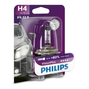 Philips Autó izzó Philips VISION PLUS 12342VPB1 H4 P43t kép