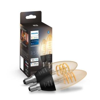 Philips Hue White Ambiance E14, 4,6 W, 350 lm, 2db kép