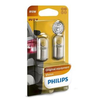 Philips KÉSZLET 2x Autó izzó Philips VISION 12814B2 BA15s/10W/12V  kép