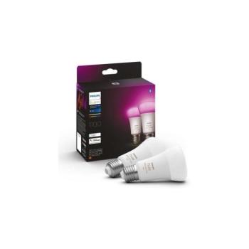 Philips KÉSZLET 2x LED Dimmelhető izzó Philips Hue WACA A60 E27/9W/230V 2000 kép