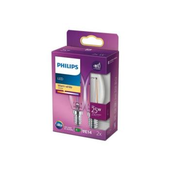 Philips KÉSZLET 2x LED Izzó VINTAGE Philips E14/2W/230V 2700K  kép
