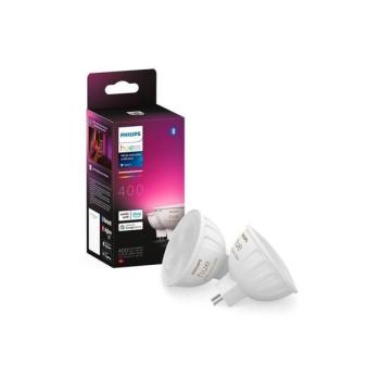 Philips KÉSZLET 2x LED RGBW Dimmelhető izzó Philips Hue WACA GU5,3/MR16/6,3W/12V  kép