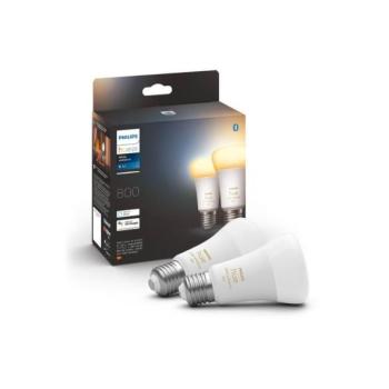 Philips KÉSZLET 2xLED Dimmelhető izzó Philips Hue WHITE AMBIANCE E27/6W/230V 2200 kép