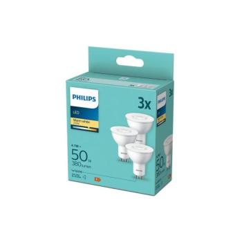 Philips KÉSZLET 3x LED Izzó Philips GU10/4,7W/230V 2700K  kép