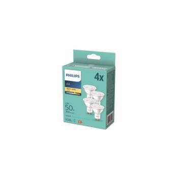 Philips KÉSZLET 4x LED Izzó Philips GU10/4,7W/230V 2700K  kép