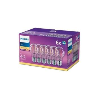 Philips KÉSZLET 6x LED Izzó VINTAGE Philips E27/4W/230V 2700K  kép