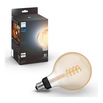 Philips LED Dimmelhető izzó Philips Hue WHITE AMBIANCE G125 E27/7W/230V 2200 kép