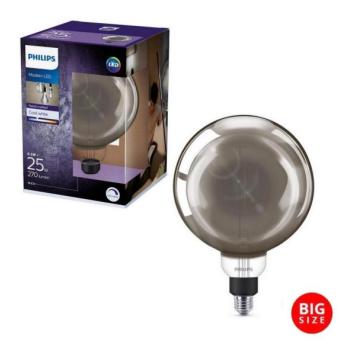 Philips LED Dimmelhető izzó SMOKY VINTAGE Philips G200 E27/6,5W/230V 4000K  kép