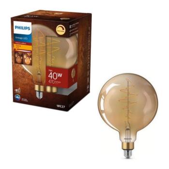 Philips LED Dimmelhető izzó VINTAGE Philips G200 E27/7W/230V 2000K  kép