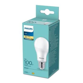 Philips LED Izzó Philips A60 E27/13W/230V 2700K  kép