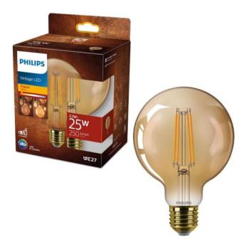 Philips LED Izzó VINTAGE Philips G95 E27/3,1W/230V 1800K  kép