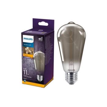Philips LED Izzó VINTAGE Philips ST64 E27/2,3W/230V 1800K  kép