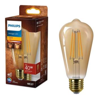 Philips LED Izzó VINTAGE Philips ST64 E27/7W/230V 1800K  kép