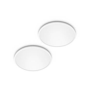 Philips LED SuperSlim 2 darabos szett, fehér, IP44, Ø 25 cm, 2700 K kép