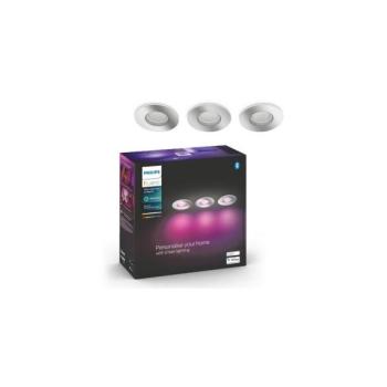 Philips Philips Hue 3xLED RGB fürdőszobai lámpa 1xGU10/5,7W/230V IP44 dimm.  kép
