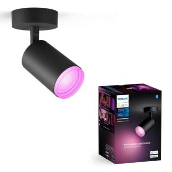 Philips Philips Hue FUGATO LED RGBW 1xGU10/4,2W/230V dimm. fekete spotlámpa  kép