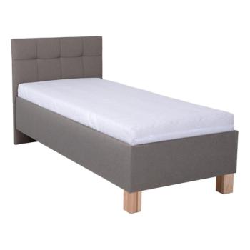 POHODA Kárpitozott ágy tárolóhellyel matrac nélkül MARIA ONE 90x200 cm taupe  kép