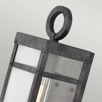 Porter kültéri fali lámpa, fekete, 33,6 cm magas kép