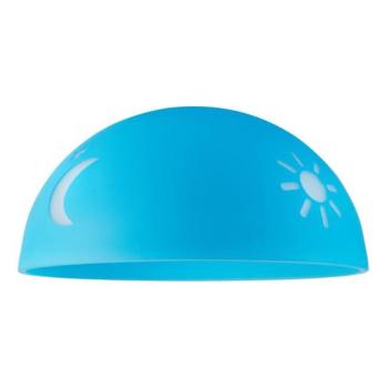  Pótló üveg DAY & NIGHT E27, 30 cm átmérő, kék  kép