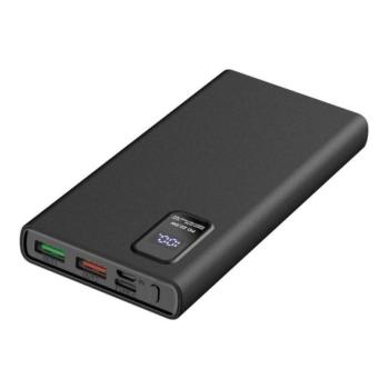  Power Bank LED kijelzővel Power Delivery 10000 mAh 3,7V fekete  kép