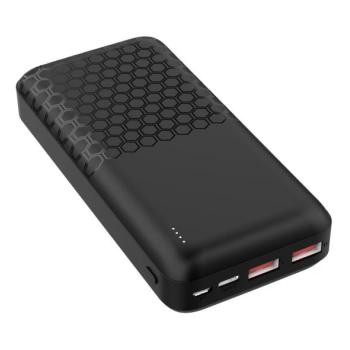  Power Bank Power Delivery 20000 mAh/22,5W/3,7V fekete  kép