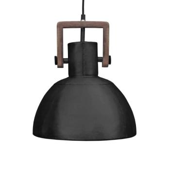 PR Home Ashby Single lógó lámpa Ø29cm fekete-cink kép
