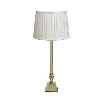 PR Home Linné Sofia Plissé 51 cm fehér/arany vászon asztali lámpa Linné Sofia kép