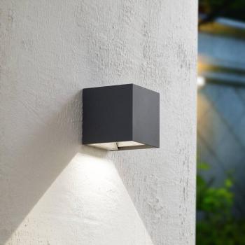 Prios LED napelemes fali lámpa Lius, magasság 15 cm, mozgásérzékelővel kép