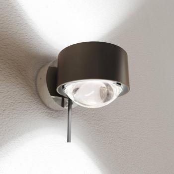 Puk! 80 Wall LED spot áttetsző lencsék barna/króm kép