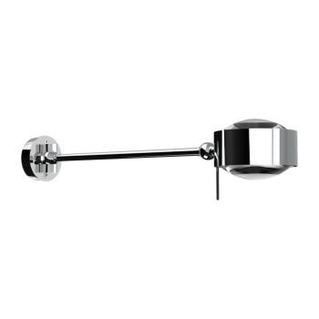 Puk Maxx Hotel LED, 30cm, átlátszó lencsék, krómozott kép