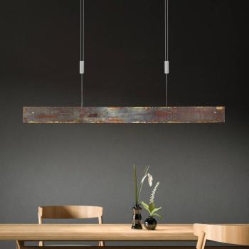 Quitani LED-es függőlámpa Malu, arany oxidált, hossza 100 cm kép