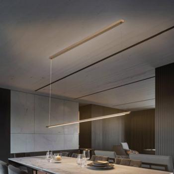 Quitani Niara LED-es függőlámpa CCT bronz eloxálva kép
