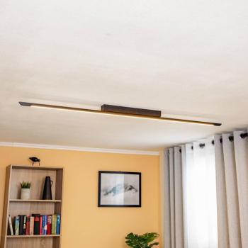 Quitani Niara LED mennyezeti lámpa, fekete eloxált kép