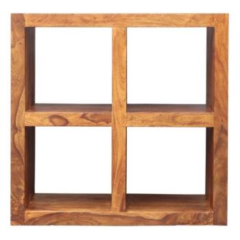 RAAVI Könyvespolc GANI 90x90 cm tömör fa/rózsafa  kép