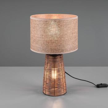Rattan Szalma asztali lámpa kép